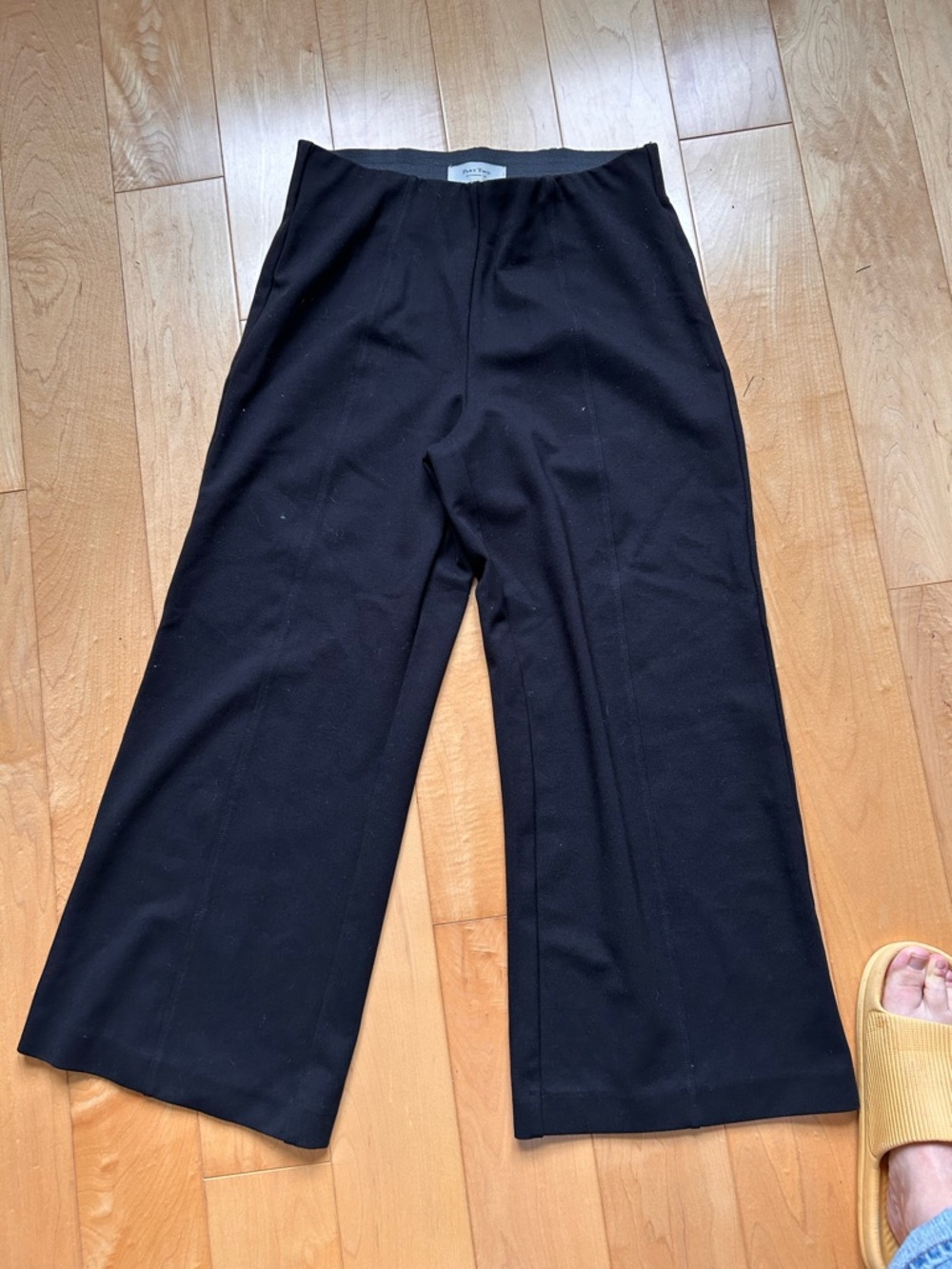 Part Two wide leg high waist crop trouser small